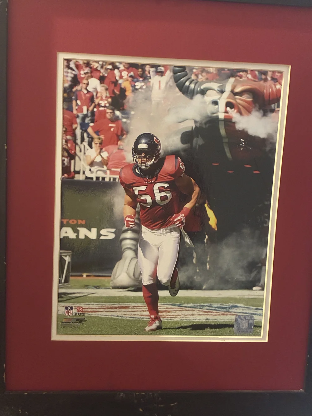 Framed Red Sports Photo Wall Accent